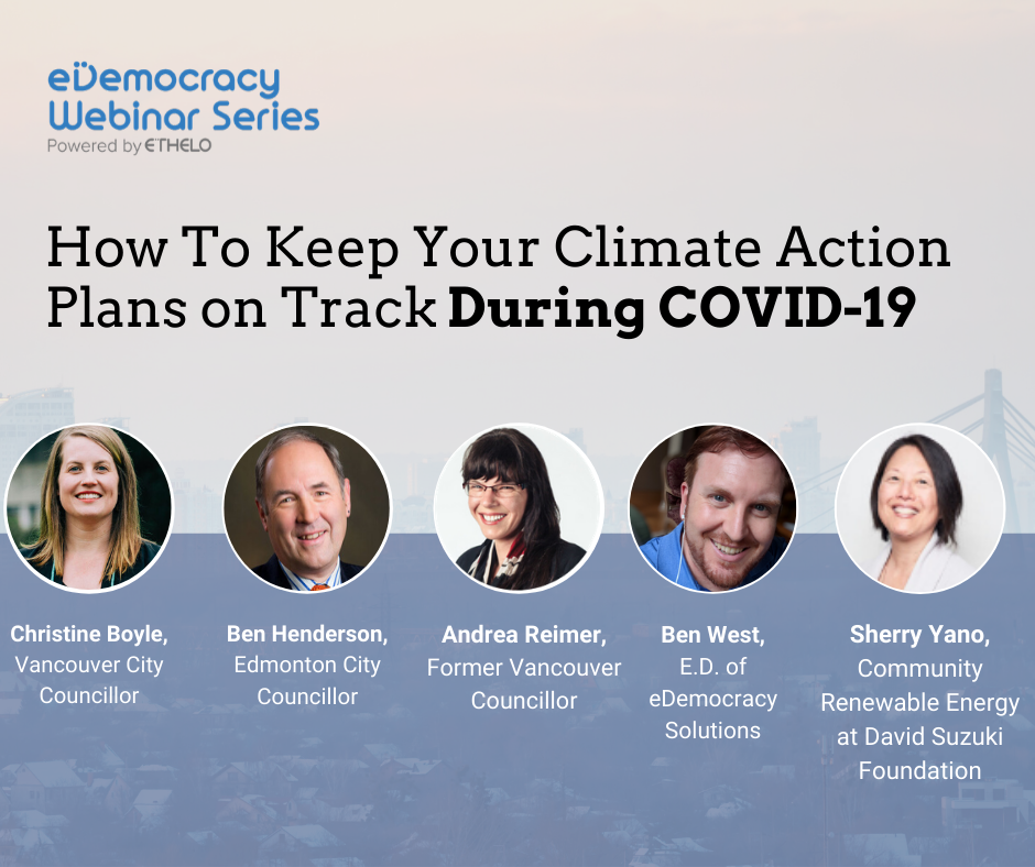 How to keep your climate action plans on track throughout COVID